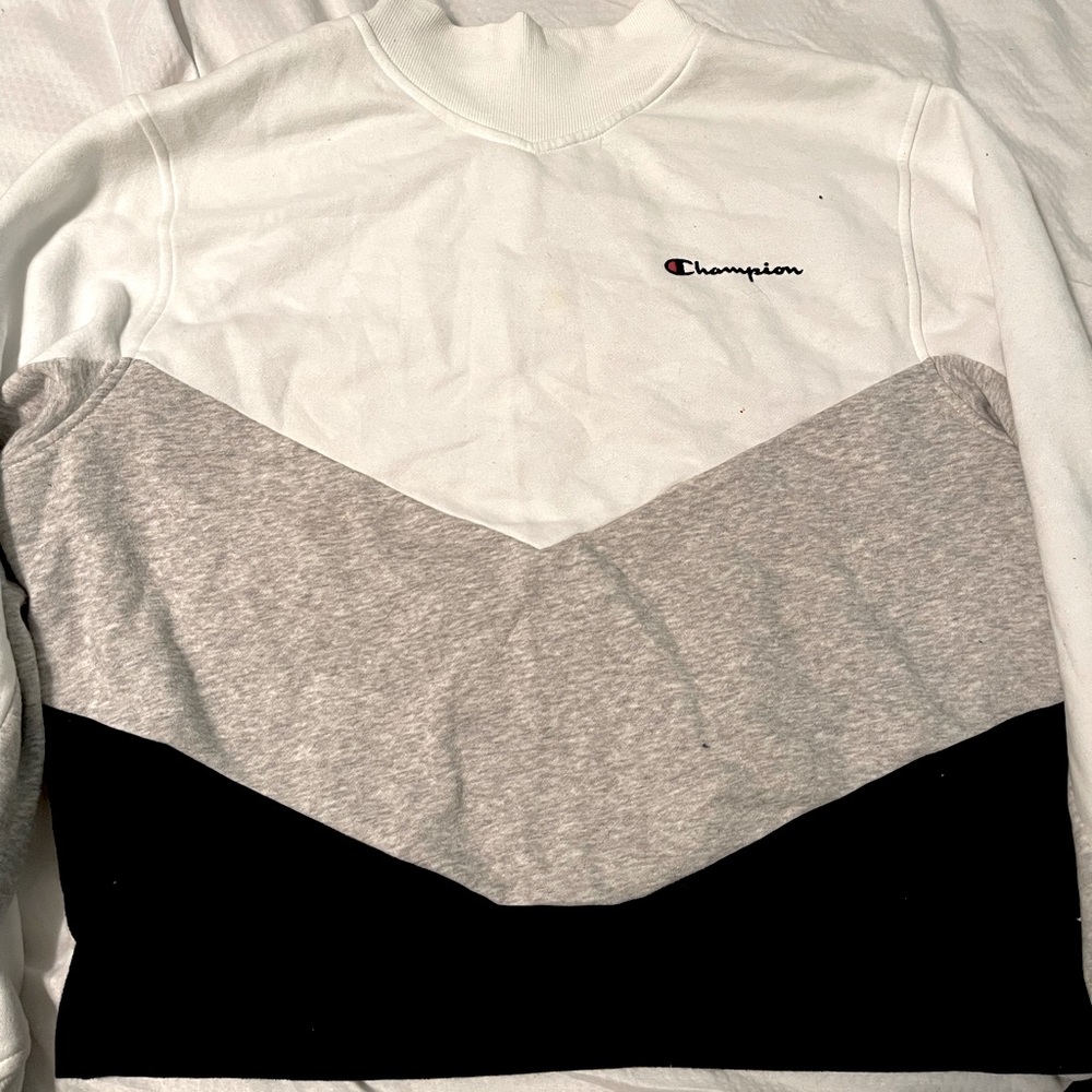 Champion mock neck sweater